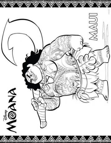 Kids-n-fun.com | 20 coloring pages of Moana